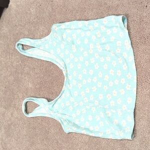 PacSun Blue Floral Camisole